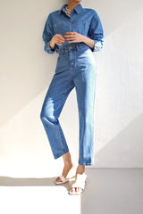 シリアルデニムBL ポケットシャツ/CEREAL DENIM BL / POCKET SHIRT