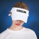 Signature 3D Logo over fit sun-visor cap WHITE