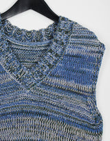 ミックスニットベスト/Mix Knit Best (3color)