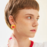 Flower Button - yellow (6598992494710)
