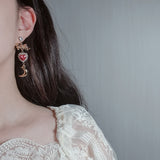 ムーンウィッチイヤリング / Moon Witch Earring - Rosepink