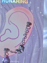 violet ribbon piercing