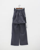 チャコールスカートパンツ / Charcoal Skirt Pants