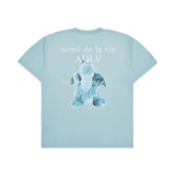 ファジードラゴンアートワーク半袖Tシャツ DARK MINT