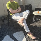 クリーリングエアフィットラウンドショートスリーブニットウェア / Cooling Air Fit Round Short-Sleeved Knitwear (10 colors)