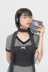 リボンニットチューブトップ