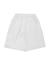 バミューダワイドカーゴパンツ / P1013 BERMUDA WIDE CARGO PANTS_WHITEMELANGE