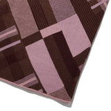 CHECK PATTERN KNIT LONG SKIRT [BROWN]