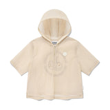 ドゥードゥルチェリーフーディーウーブンアノラック／DOODLE CHERRY HOODIE WOVEN ANORAK [LIGHT BEIGE]