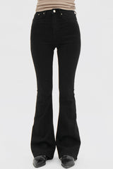ブラックスパンブーツカットパンツ / Black Span Bootcut pants