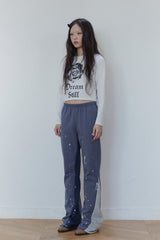 ローズプリント長袖Tシャツ / Rose Print t (3 colors)