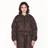 アヴリルツイードトラッカージャケット/AVRIL TWEED TRUCKER JACKET (GREEN)
