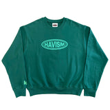 コラボレーションスウェット（グリーン） I kemio × HAVISM (6587994833014)