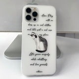 Cat drawing Silence Phone Case