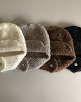 Noya ニット ロースト栗耳ドリ トルーパー ハット
