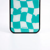 チェッカーボードエポキシアイフォンケース/CheckerBoard GREEN Epoxy Case