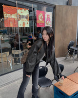 Tale boots cut denim pants