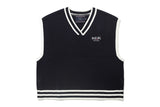 サイドボタンワイドベスト/SIDE BUTTON WIDE VEST_NAVY