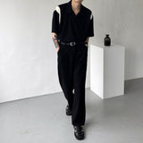BL ショルダーカラーカラーTシャツ / BL Shoulder Color Collar Tee