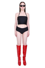 レイヤードビキニショーツ/layered bikini shorts (black)