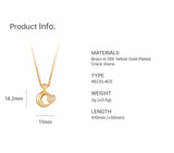 ハートクレセントネックレス/HEART CRESCENT NECKLACE