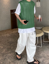 ホールラウンドメッシュベスト