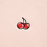 スモールチェリークロップフーディージップアップ／SMALL CHERRY CROP HOODIE ZIP UP [SALMON]