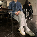 セミオーバーチャイナデニムジャケット / LMN Semi-Overs China Denim Jacket (blue)