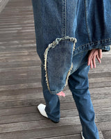 HD County Slit Denim Pants