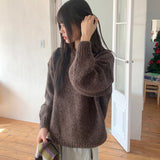 Sentom Round Long-Sleeved Knit