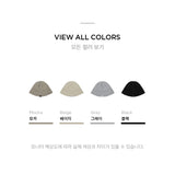 Monogram Label Wool Knit Bucket Hat Black