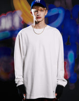 ドリームイズノーウェアオーバーサイズTシャツ/DREAM IS NOWHERE LS OVERSIZED T-SHIRT WHITE