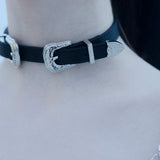 ダブルバックルチョーカー/1 7 double buckle choker