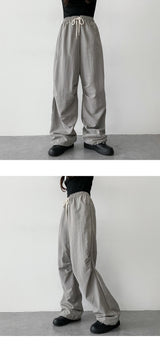 ラットニーシャーリングストリングワイドパンツ