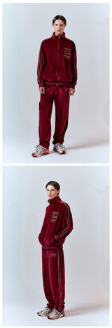 シグネチャートラックトップ/SIGNATURE TRACK TOP [BURGUNDY]