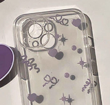 グルーミングパーティーパープルフォーンケース / Grooming Party Purple Phone Case
