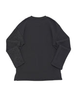 KNIT X TERRY COMBINATION POCKET TEE (Charcoal) / コンビネーションポケットTシャツ
