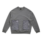 MA-1 POCKET DETAIL SWEATSHIRTS (2color) (6675691667574)