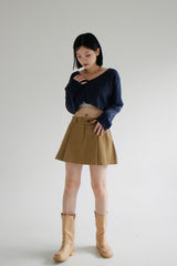 マヨネーズプリーツスカート / Mayonnaise Pleated Skirt (3color)
