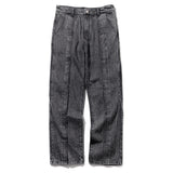 インシションインバーティドウォッシードデニムパンツ/INCISION INVERTED WASHED DENIM PANTS