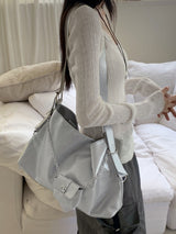Mosion AirPods Chain Silver Big Shoulder Bag