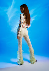 レースシャーリングレギンス / LACE SHIRRING LEGGINGS