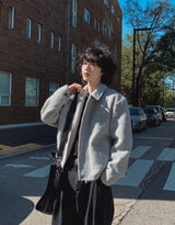 モヘアベリーハーフジャケット (3 color)