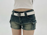 Cargo short denim-PT