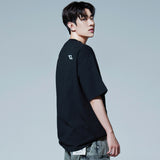 HOLYNUMBER7 X DKZ チェチャンレタリングブラックTシャツ