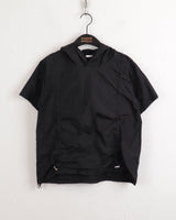 ヒューピンゴプコアナイロンストリング半袖フードTシャツ / Hupin Gopcore Nylon String Short Sleeve Hooded T-shirt
