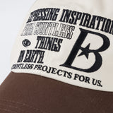 Bロゴボールキャップ / b logo ball cap [brown]