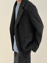 Simple wool jacket