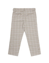 Cropped slacks - Beige check (4622120353910)