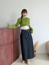 バルククロップニット/Bulk Crop Knit (3color)